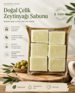 1 Kg 6 adet Zeytinyağlı doğal sabun - Görsel 2